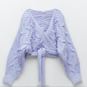 Zara Cable-knit jacket